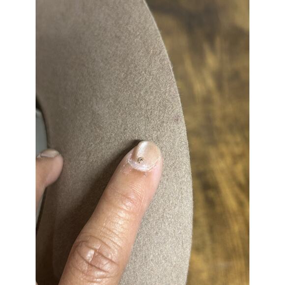 Vintage Akruba Snowy River Pure Fur Felt Australian Cowboy Hat Size 59 Feather - Picture 14 of 14